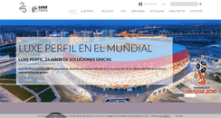 Desktop Screenshot of luxeperfil.es